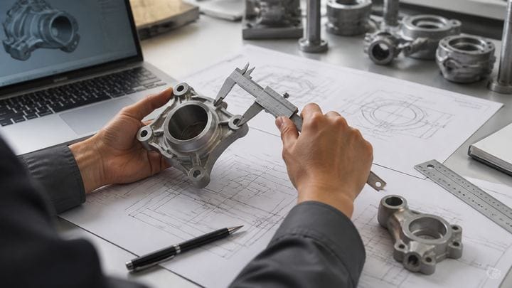 DFM technical review for precision casting component